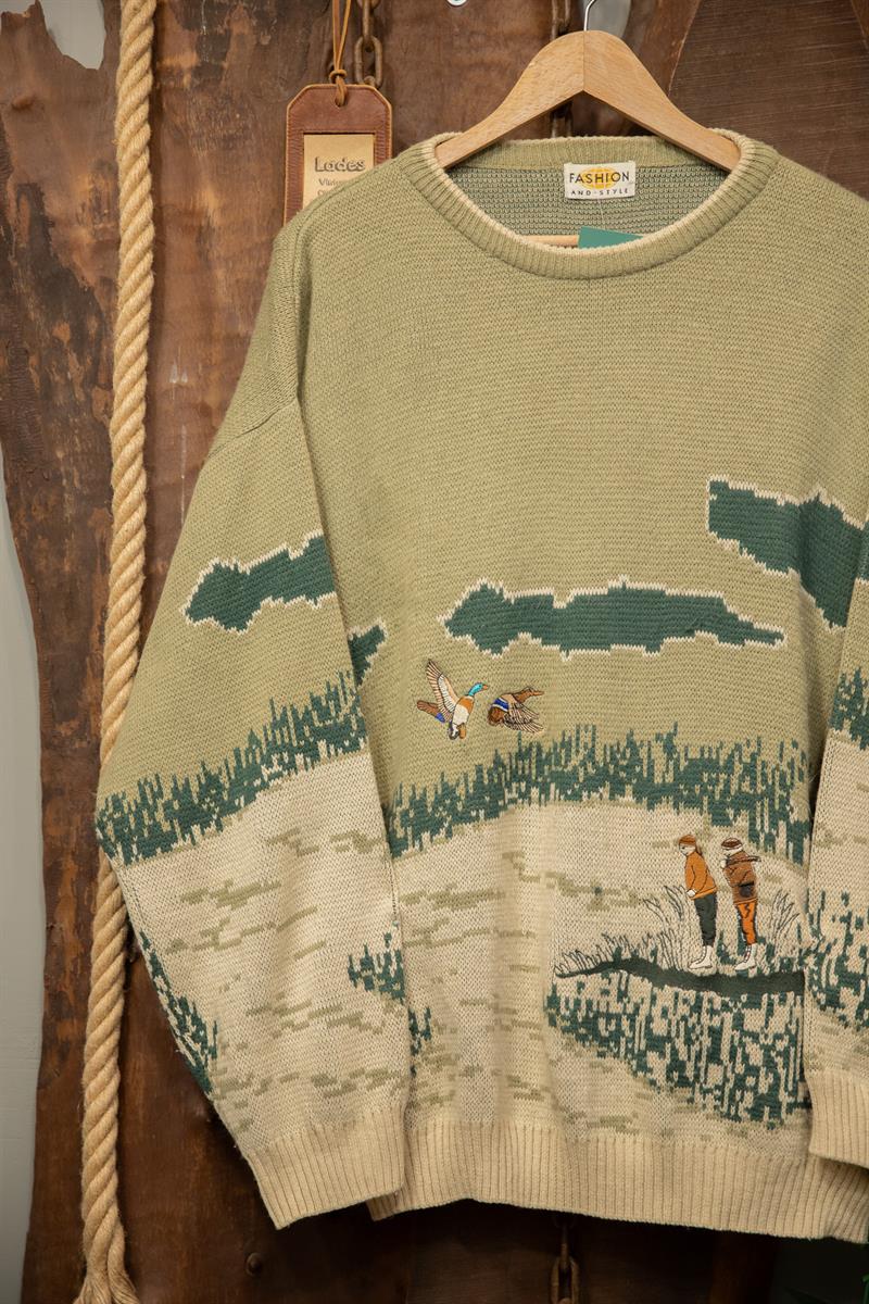 90s Oversize Classic Wool Kazak