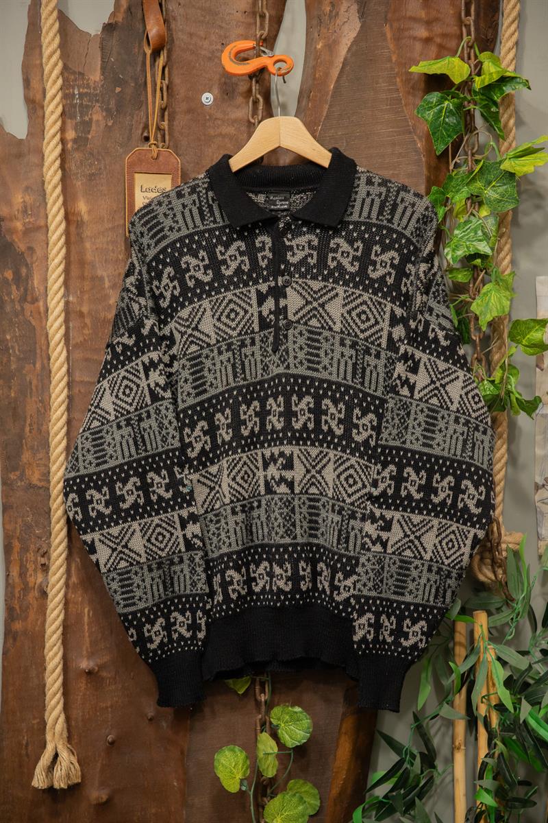90s Oversize Nordic Kazak