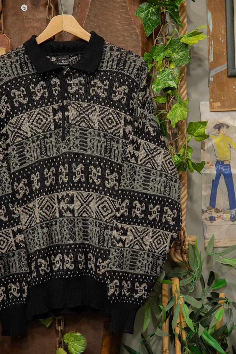 90s Oversize Nordic Kazak
