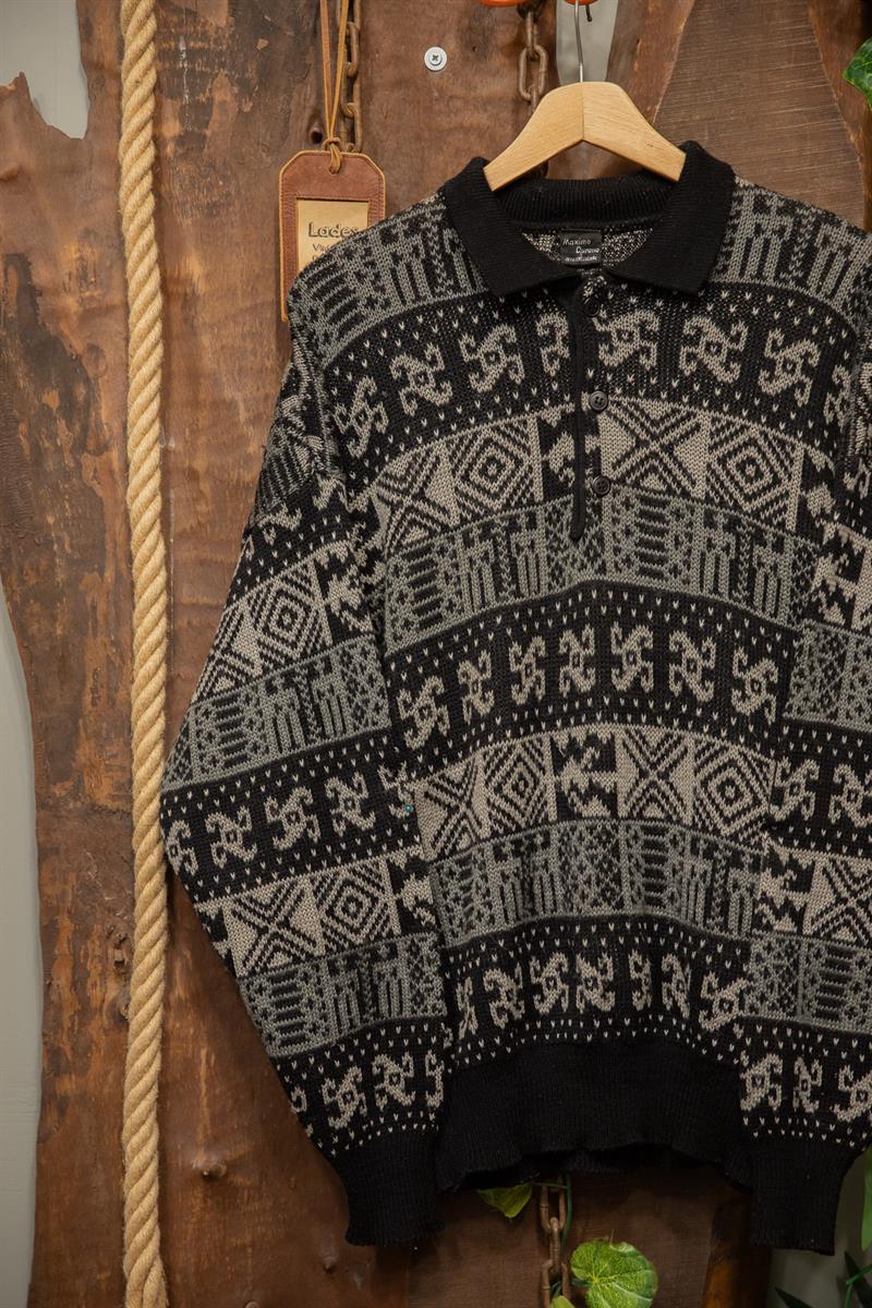 90s Oversize Nordic Kazak