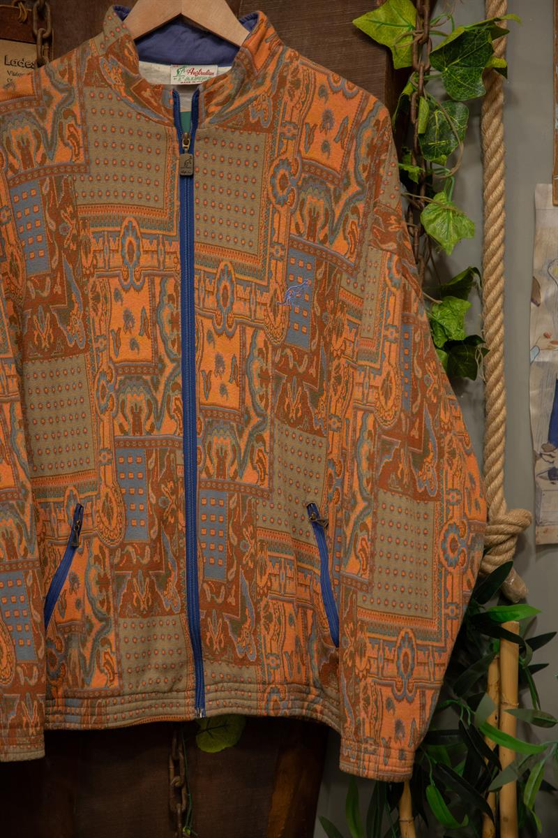 90s Oversize Orange Ceket/Polar