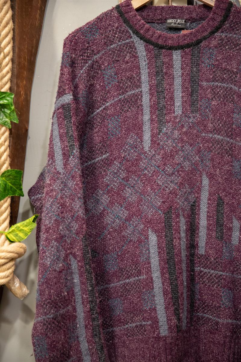 90s Oversize Purple Kazak
