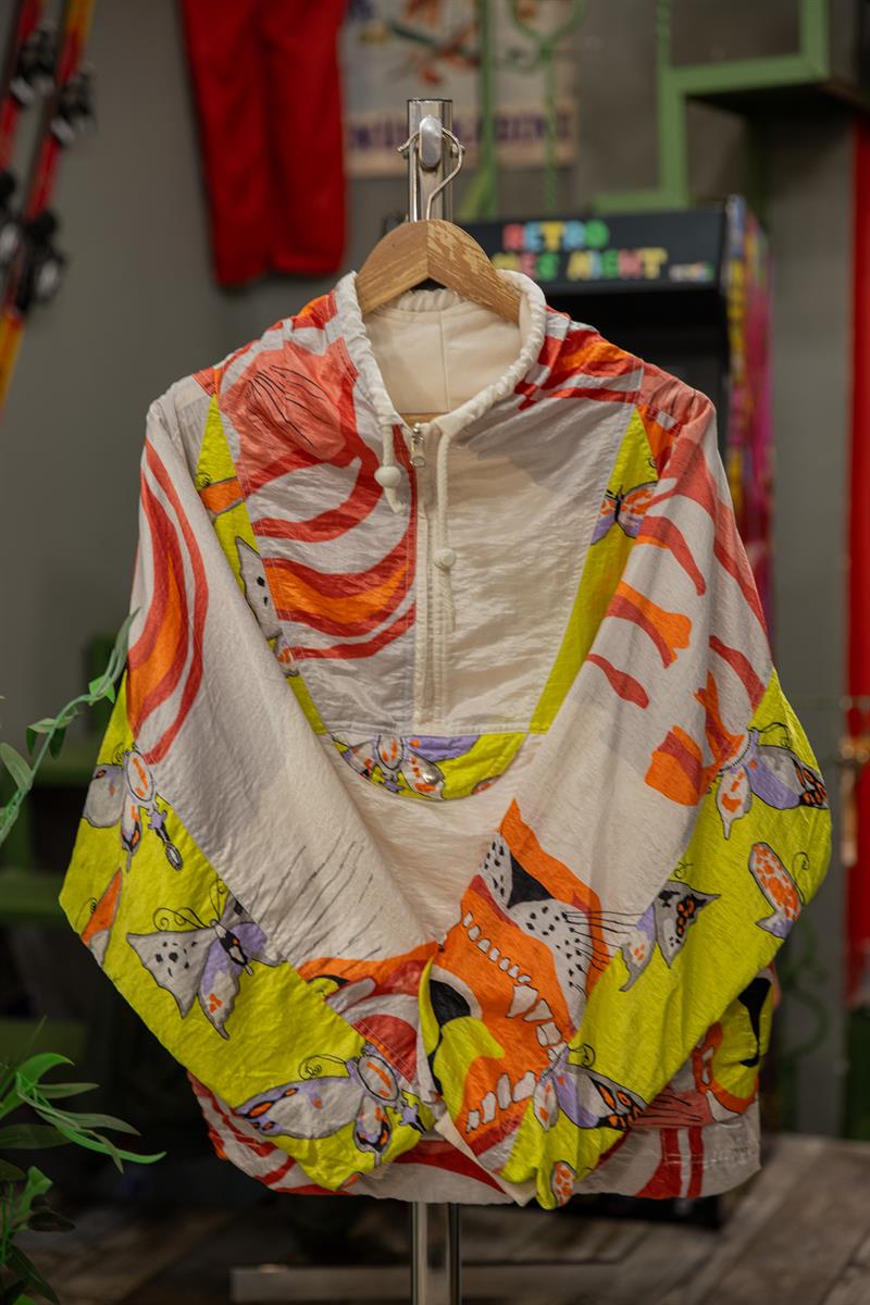 90s PARIS Unisex Renkli Ceket