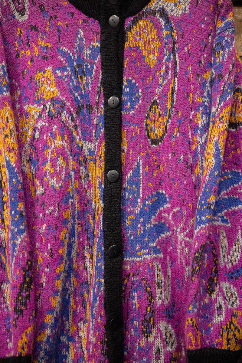 90s Pisley Cardigan Ceket-Hırka
