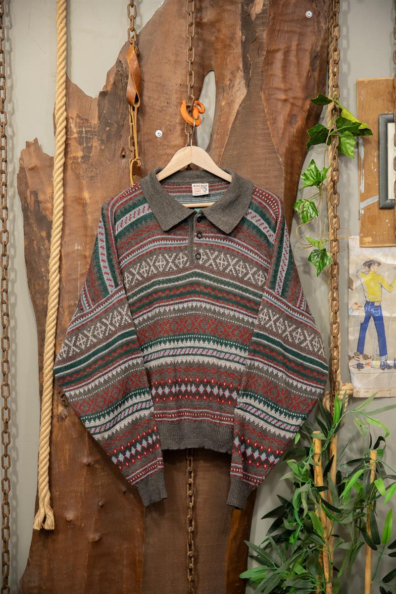 90s Polo Yaka Nordic Kazak