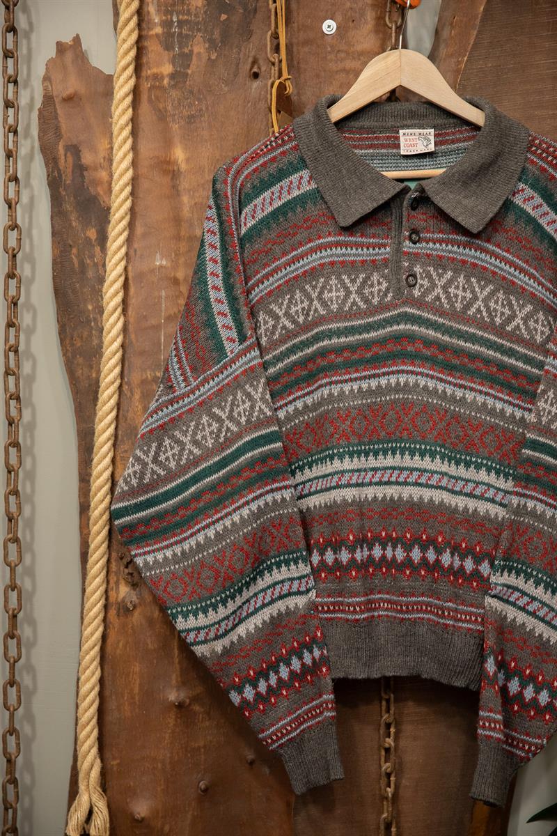 90s Polo Yaka Nordic Kazak