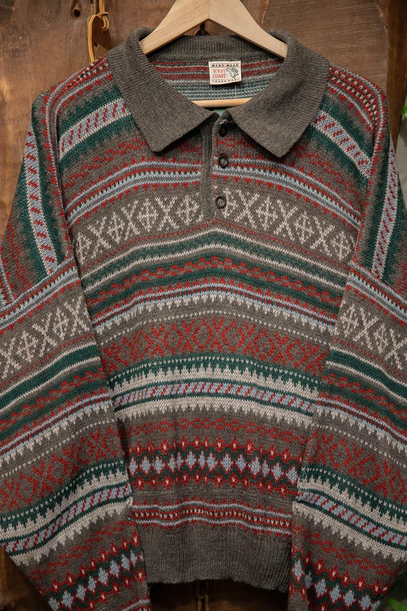 90s Polo Yaka Nordic Kazak