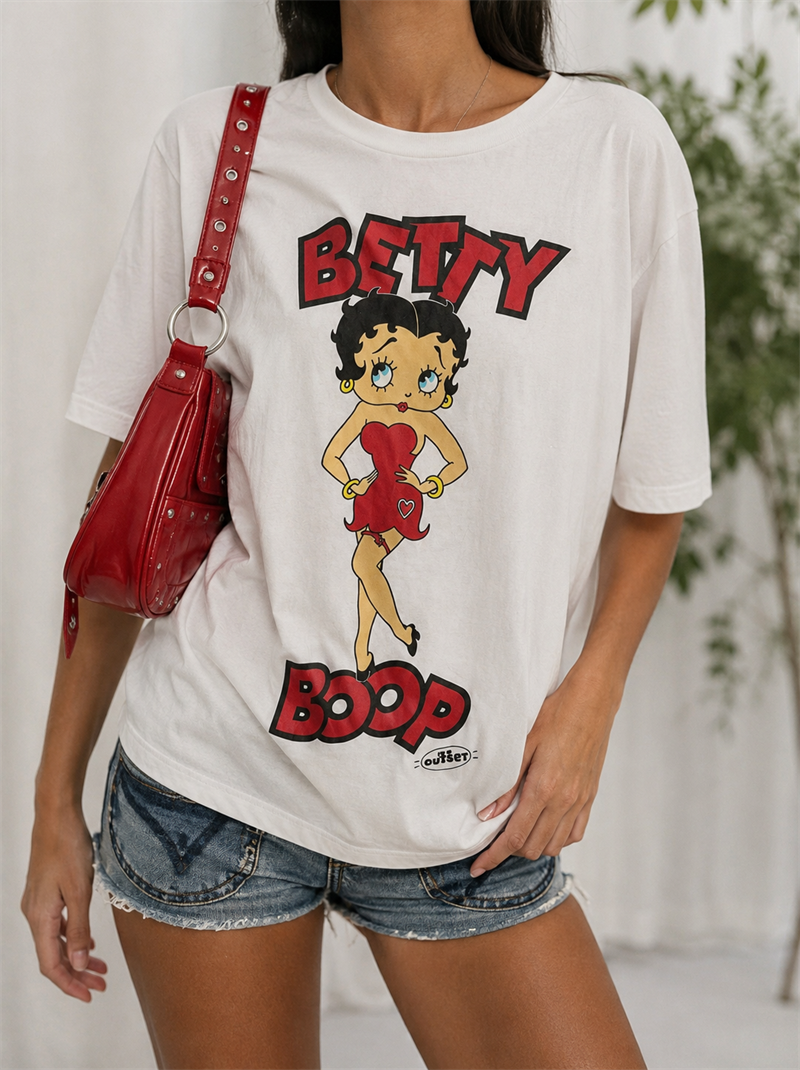 90s Pop Art/Cartoon Betty Tişört