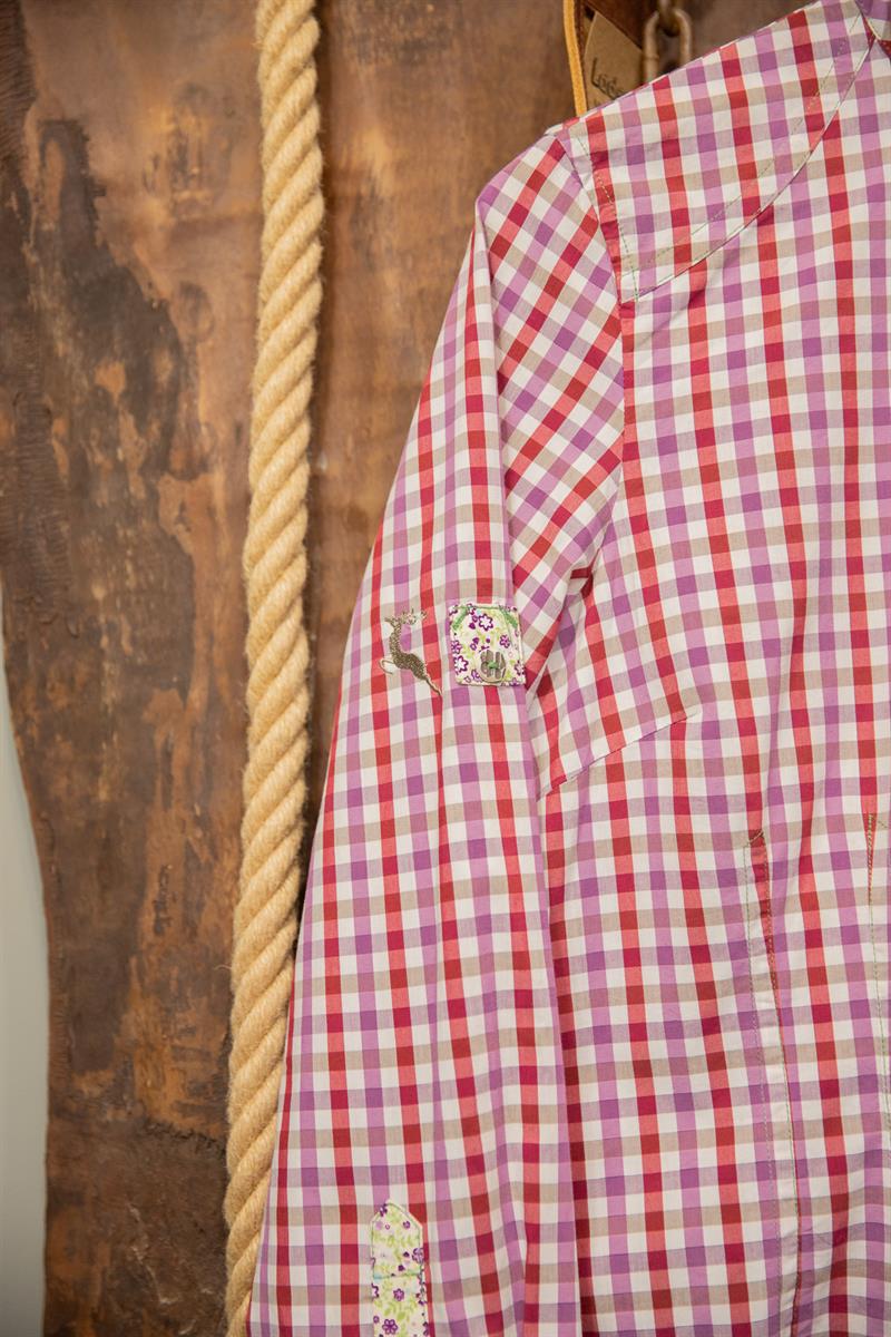 90s Pötikare Nakışlı Gömlek