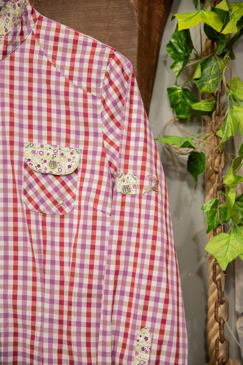 90s Pötikare Nakışlı Gömlek