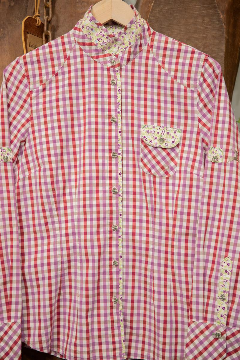 90s Pötikare Nakışlı Gömlek
