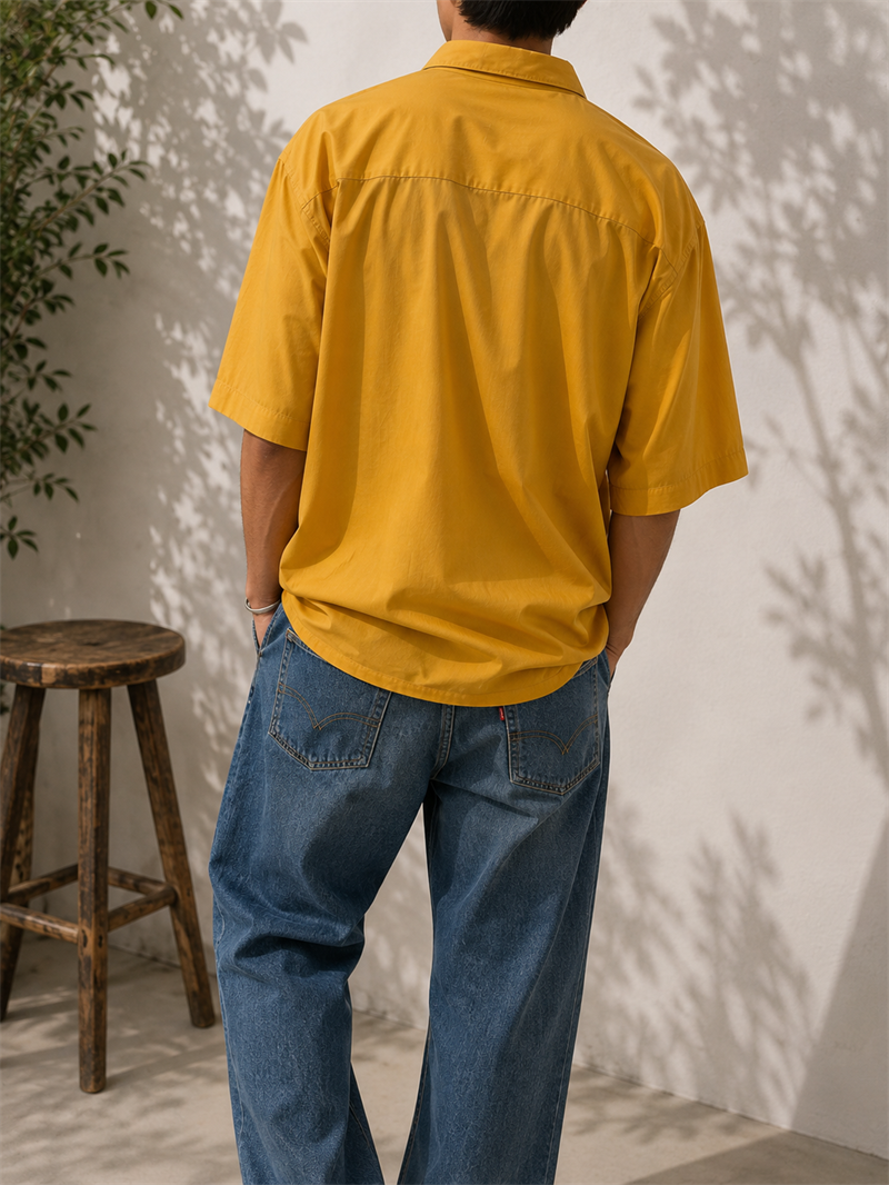 90s Preppy/lvy Salaş Gömlek