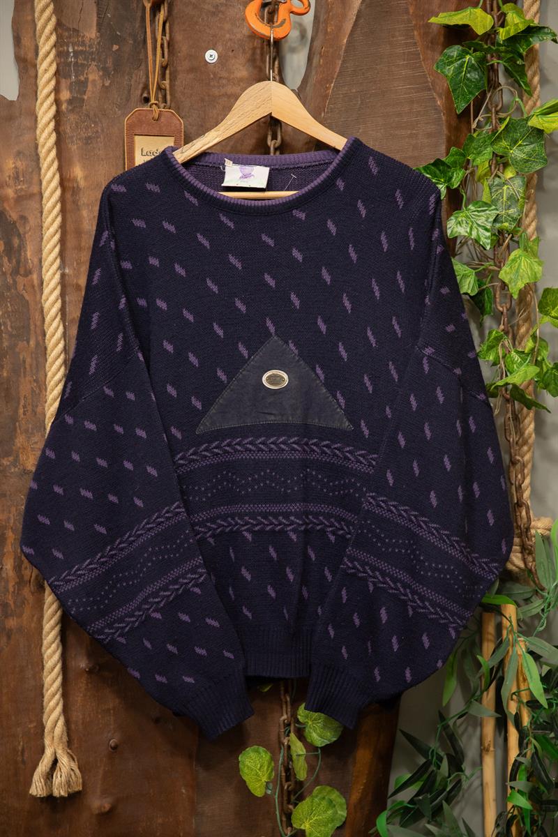 90s Purple Oversize Kazak