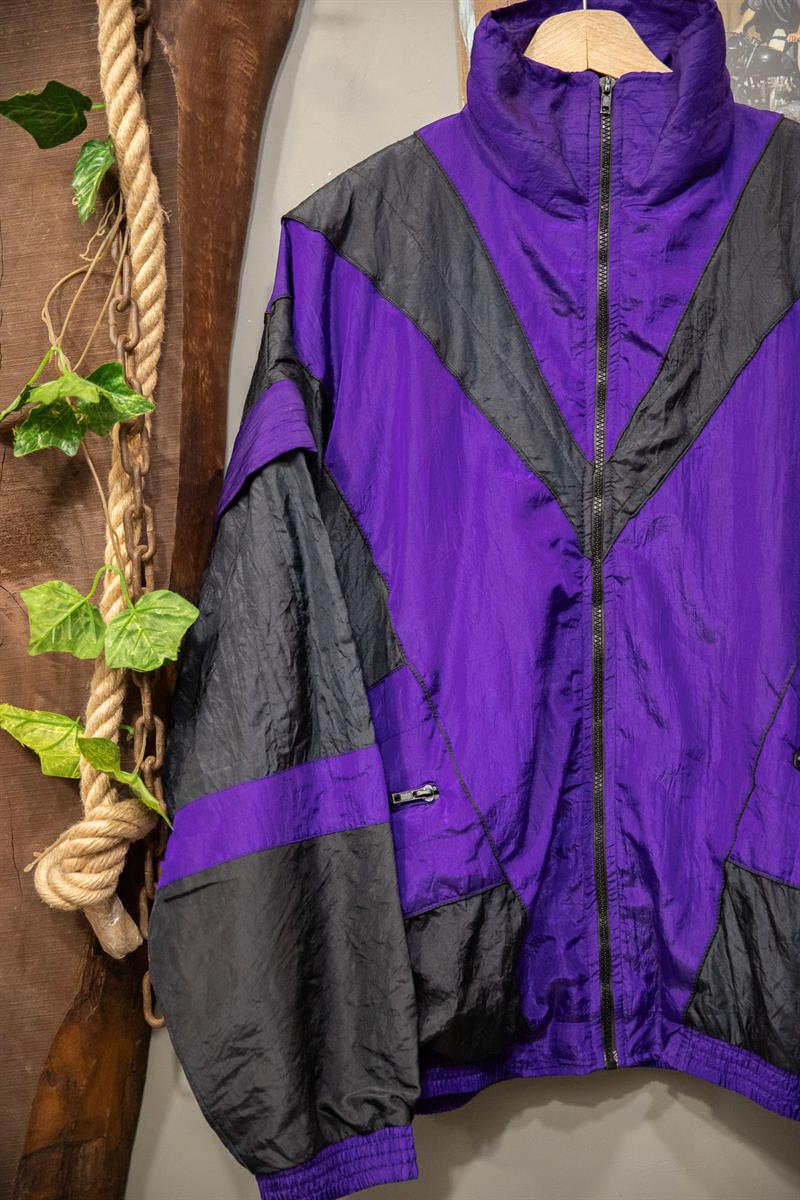 90s Purple Yelek Model Ceket