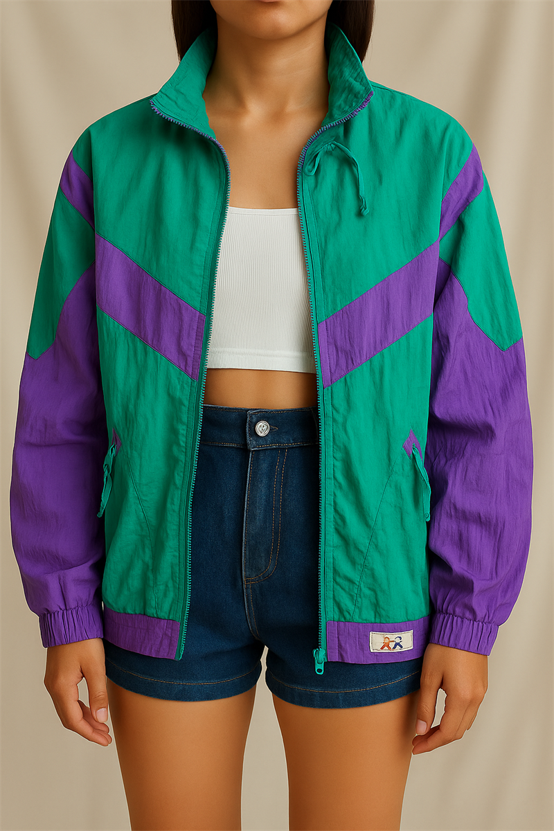 90s Renkli Ceket