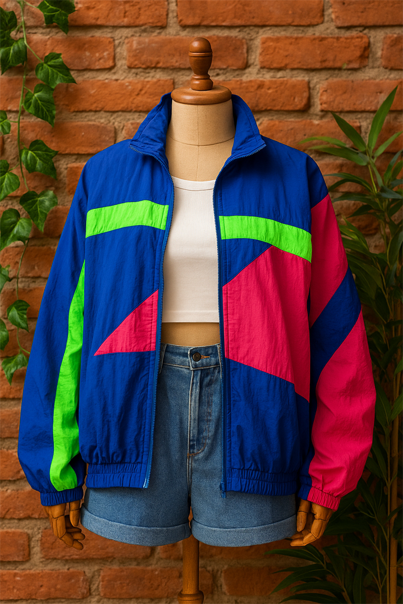 90s Renkli Ceket