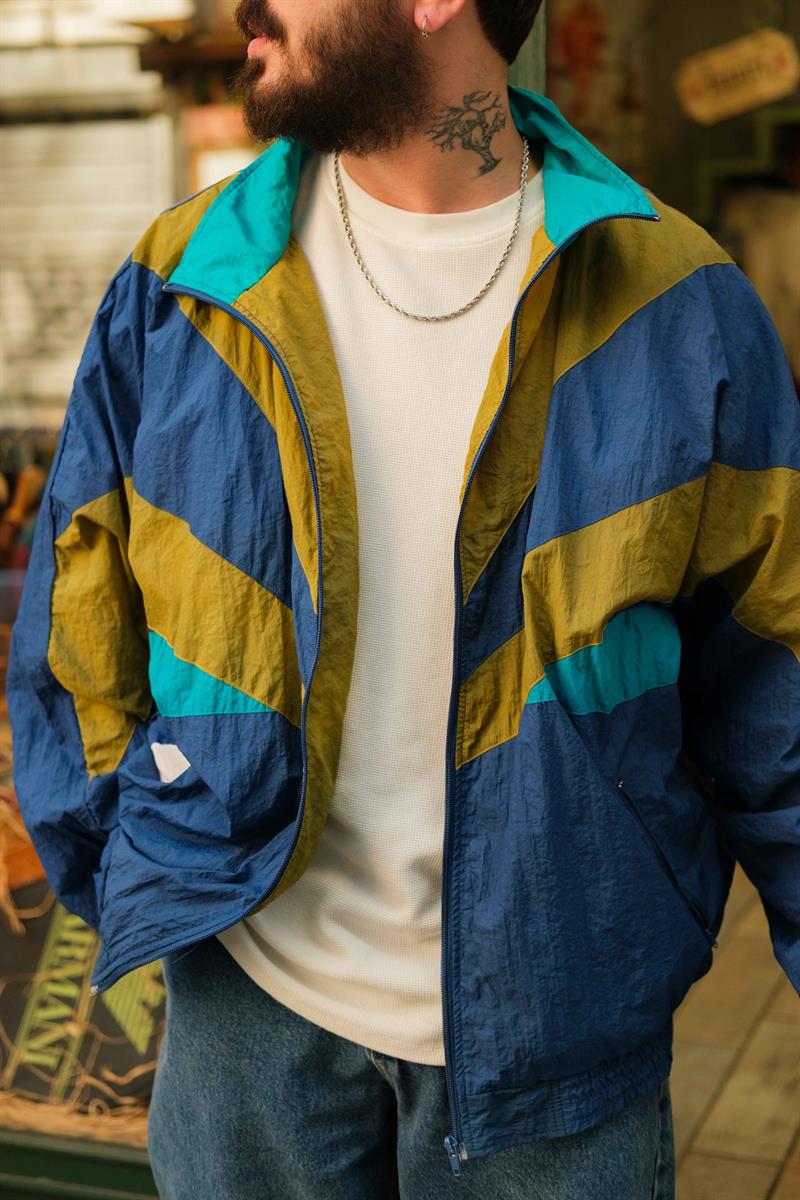 90s Renkli Unisex Ceket
