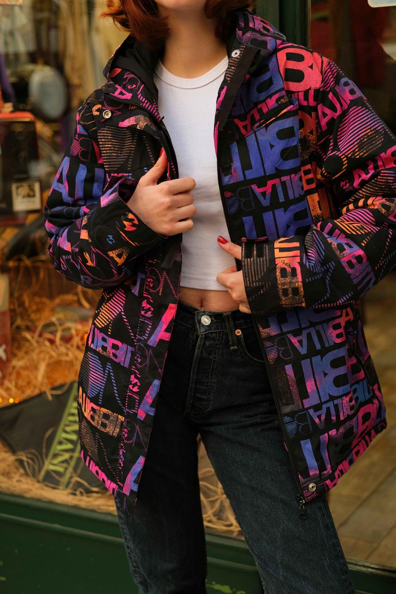 90s Renkli Unisex Mont