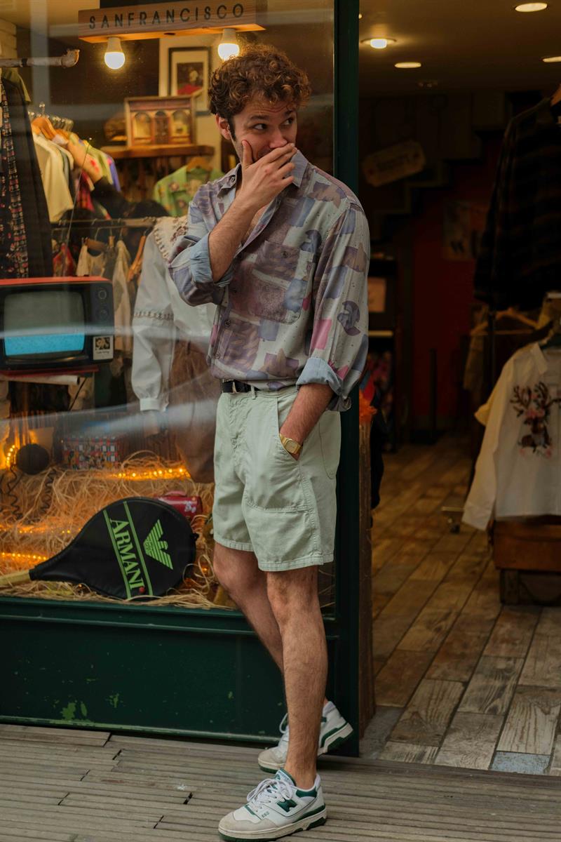 90s Retro Bermuda Unisex Şort