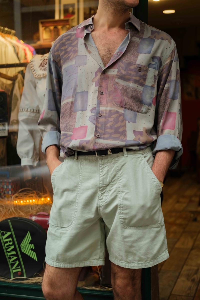 90s Retro Bermuda Unisex Şort