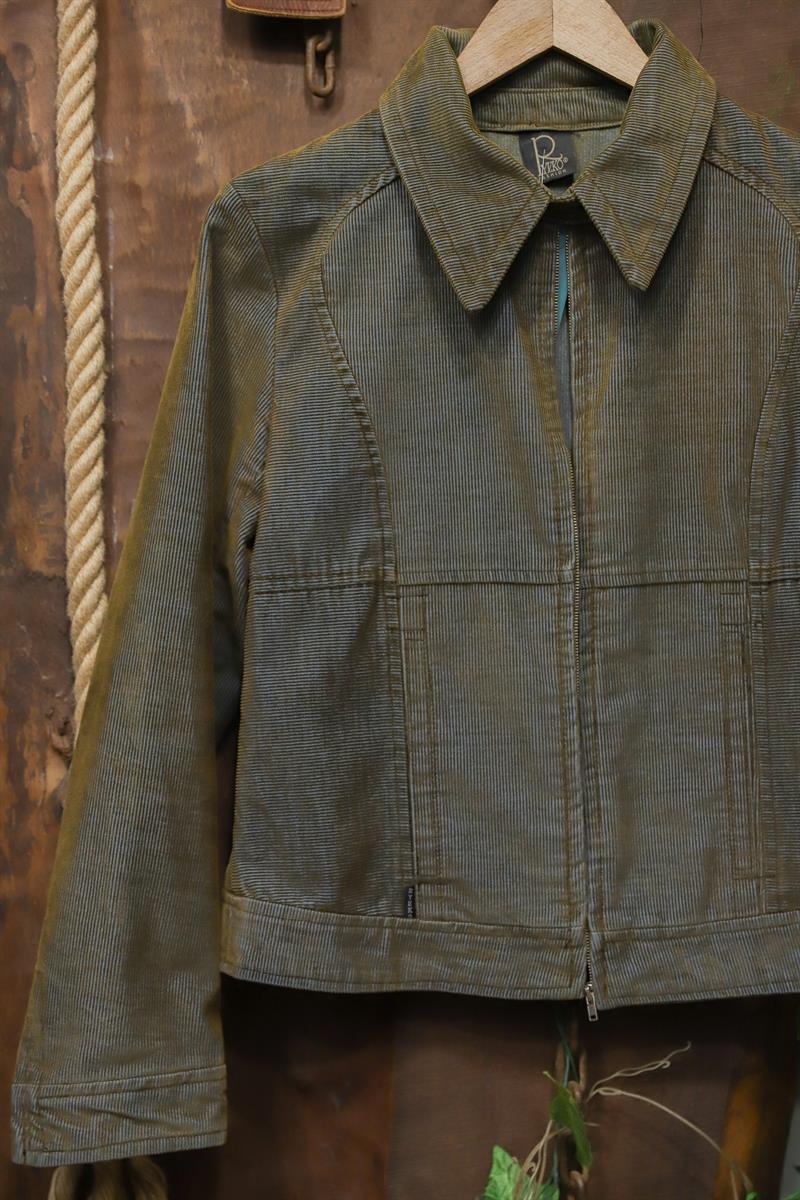 90s Ribbed Kadife Ceket