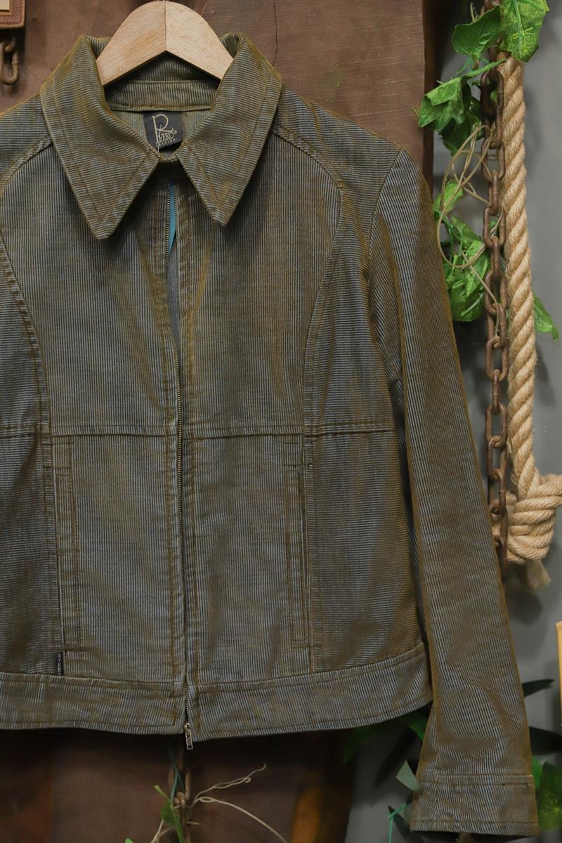 90s Ribbed Kadife Ceket