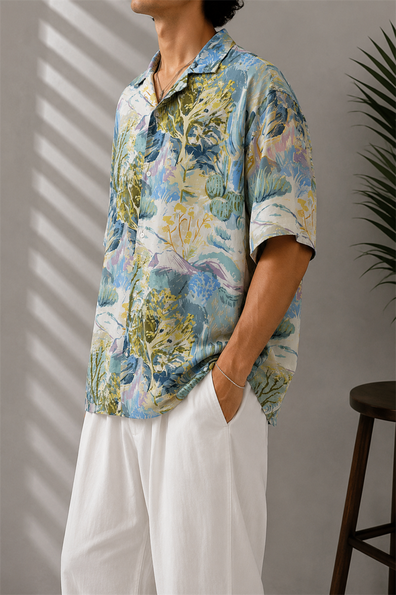 90s Salaş Hawaii Gömlek