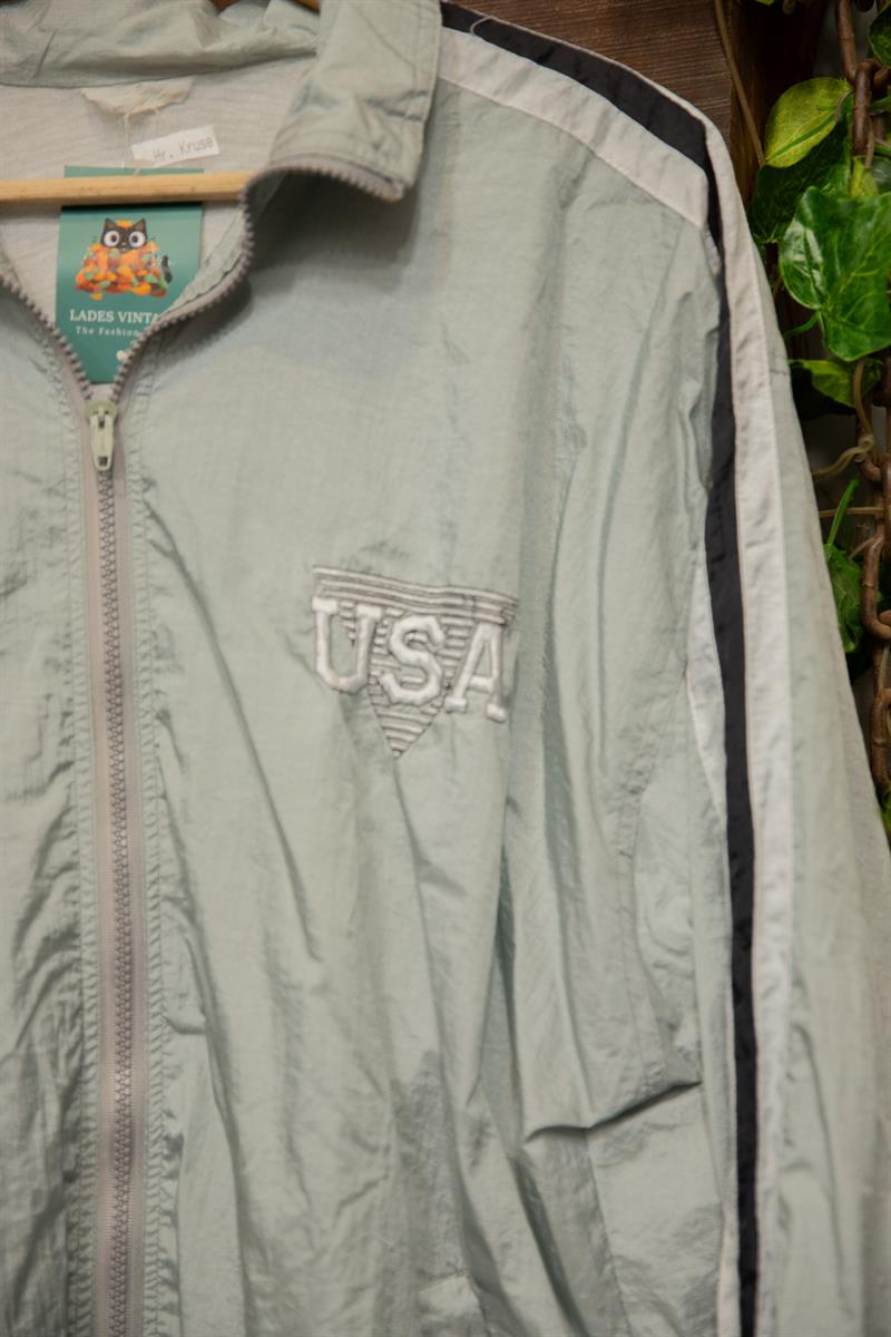 90s Silver USA Nakışlı Ceket