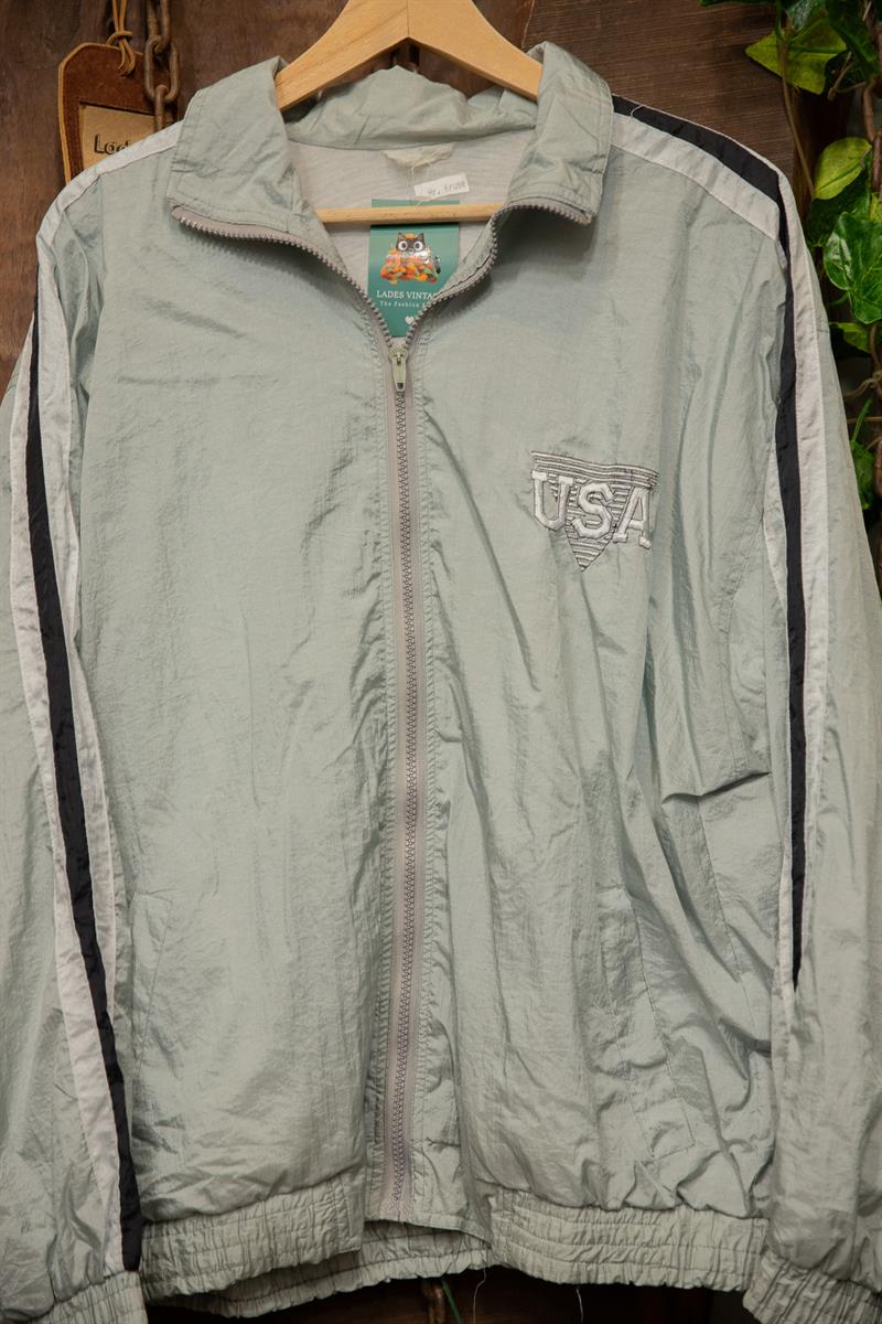 90s Silver USA Nakışlı Ceket