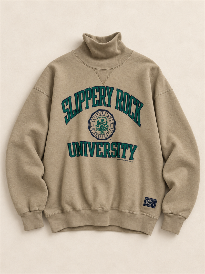 90s Slippery Rock Oversize Sweatshirt