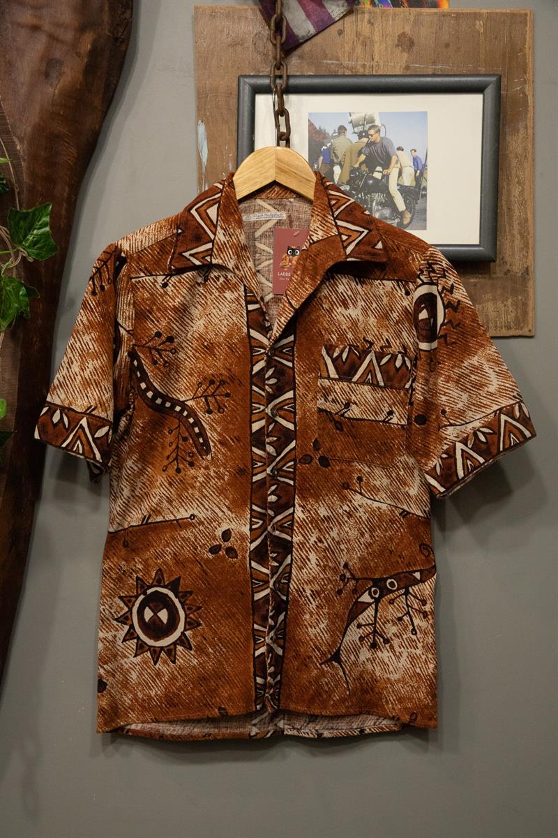 90s SPAIN Etnik Gömlek