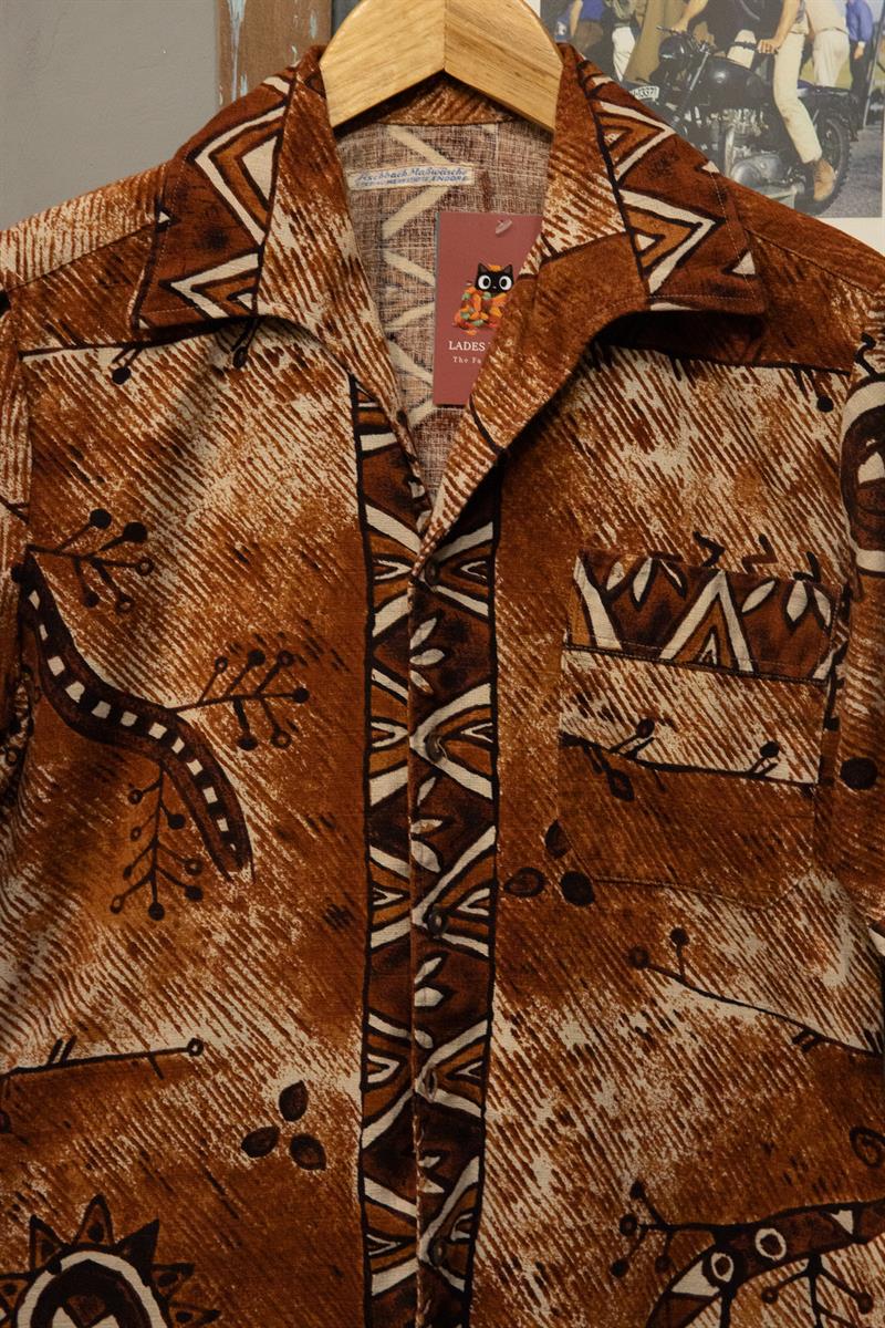 90s SPAIN Etnik Gömlek