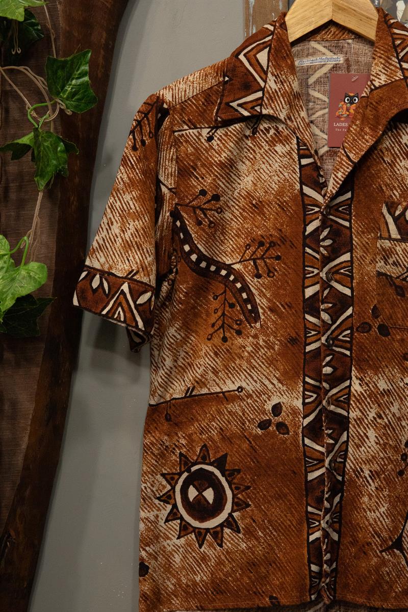 90s SPAIN Etnik Gömlek