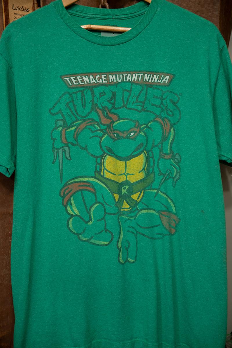 90s TMNT Raphael Green Tişört