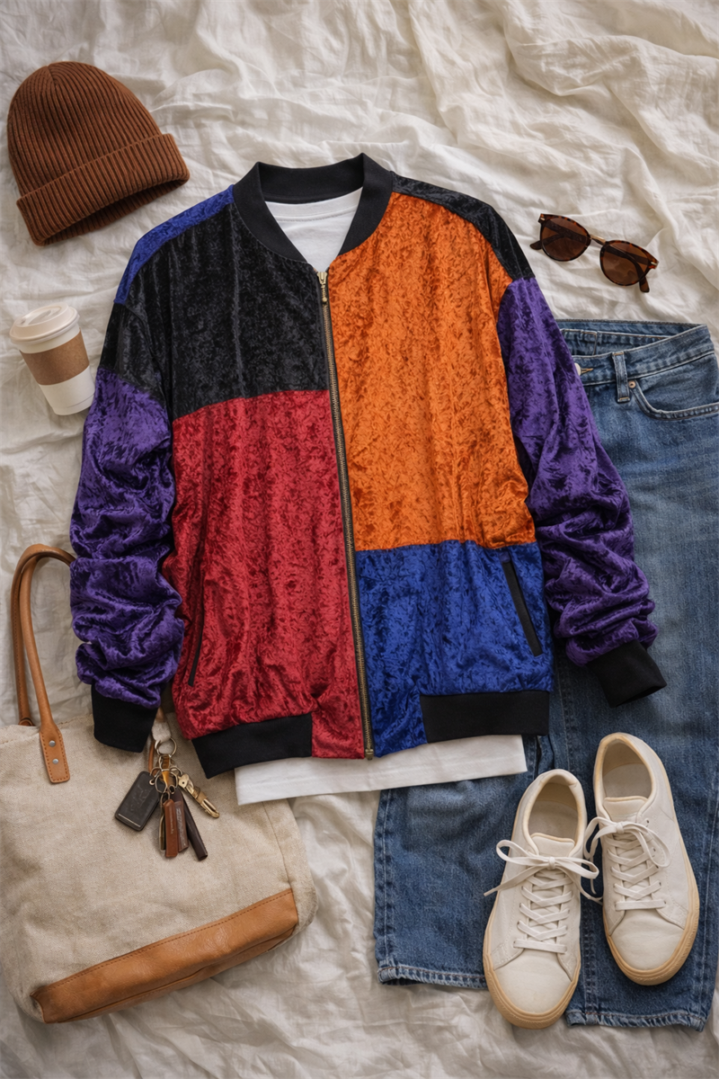 90s Velvet Kadife Ceket