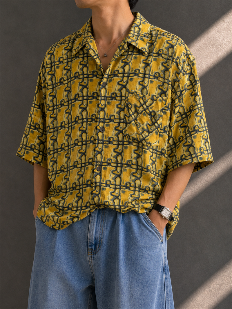 90s Vibrant Yelloz Gömlek