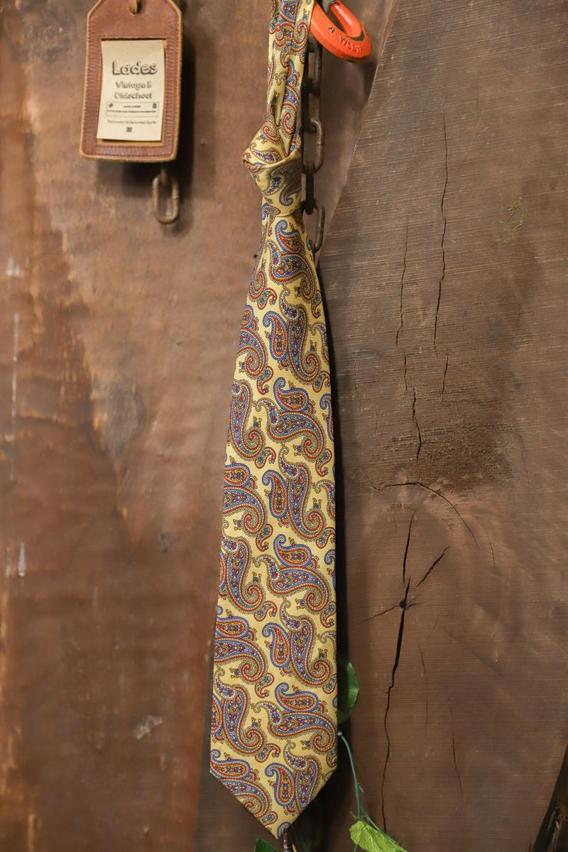 90s Wide Paisley Kravat