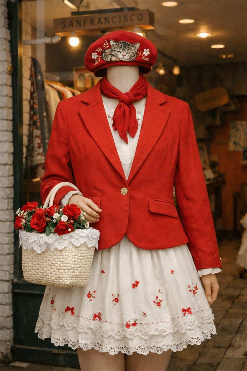 90s Wool Classic Kadın Ceket