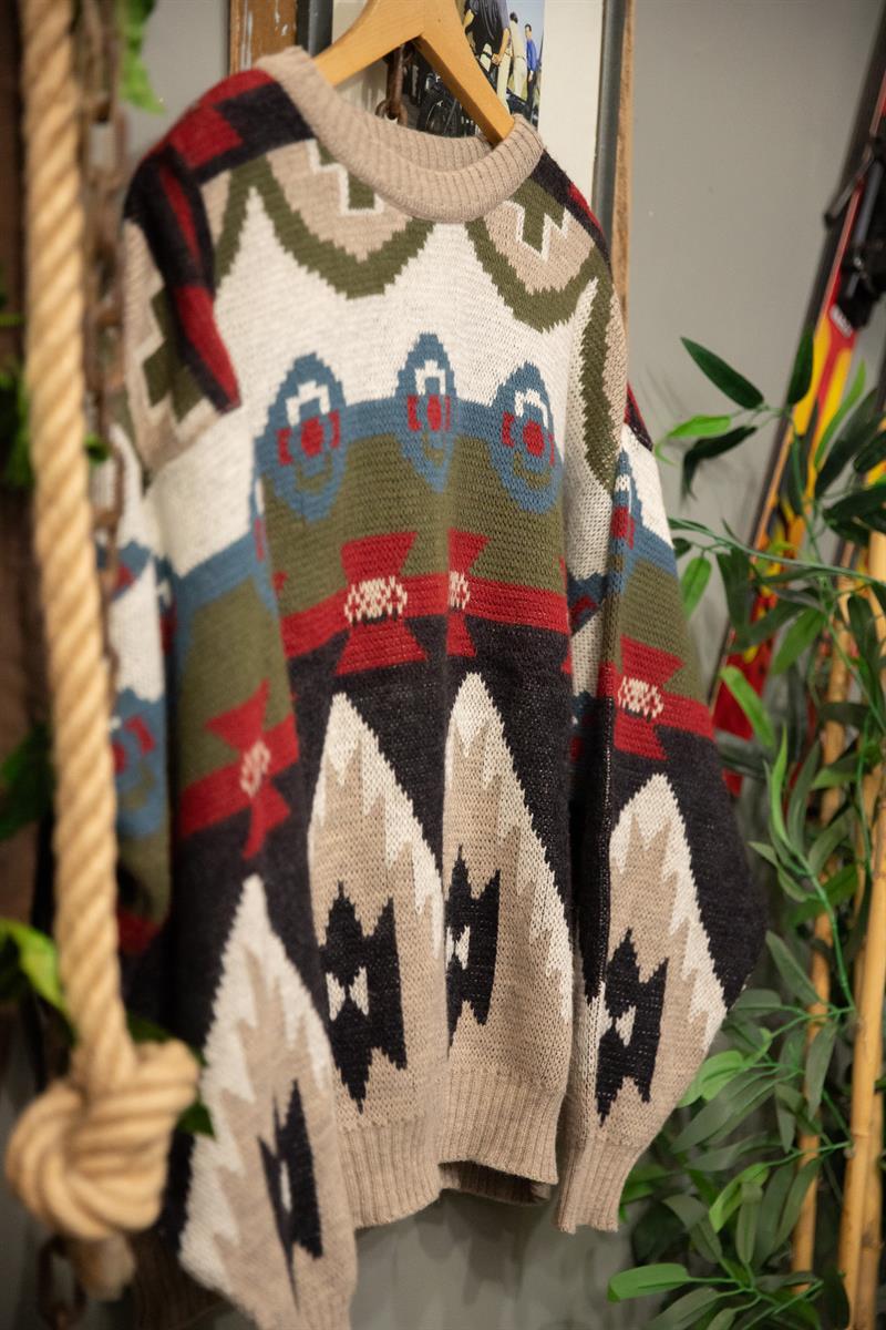 90s Wool Colorful Kazak