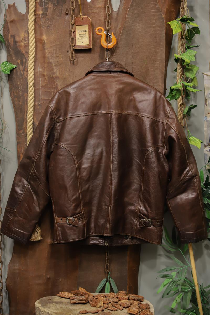 Acı Kahve American Biker Classic Deri Ceket