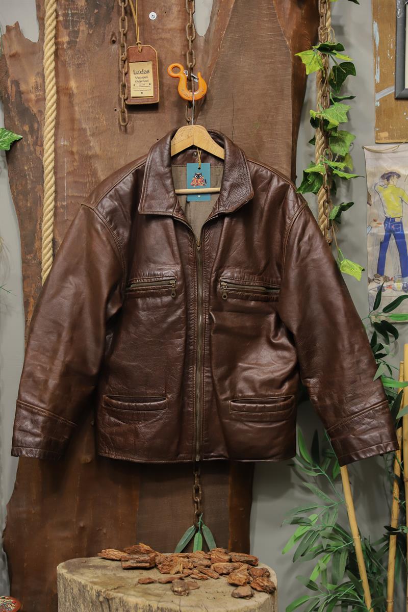 Acı Kahve American Biker Classic Deri Ceket