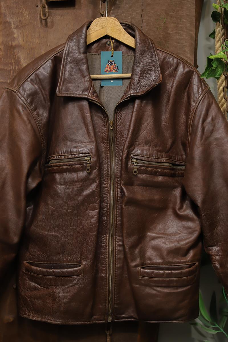 Acı Kahve American Biker Classic Deri Ceket