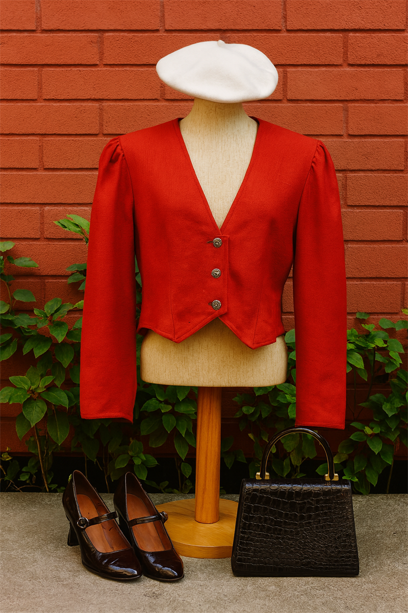 Alphoen Paris Red Kadın Ceket