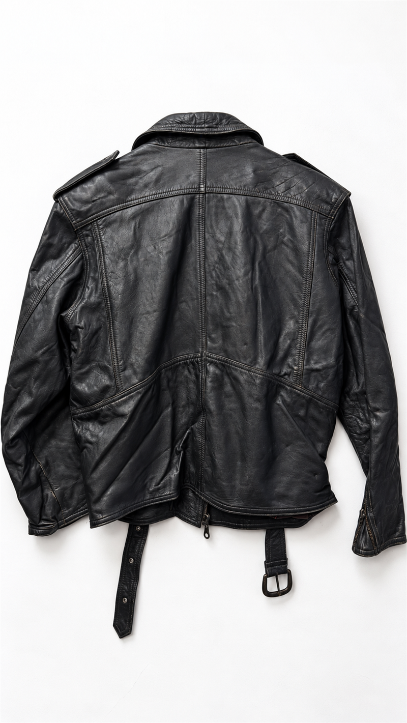 American Biker 1990s Deri Ceket