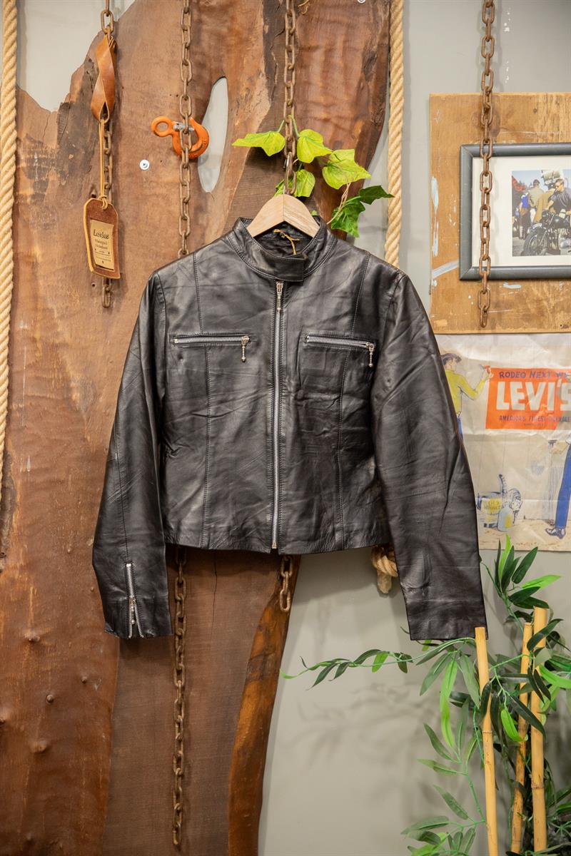 American Biker Deri Ceket