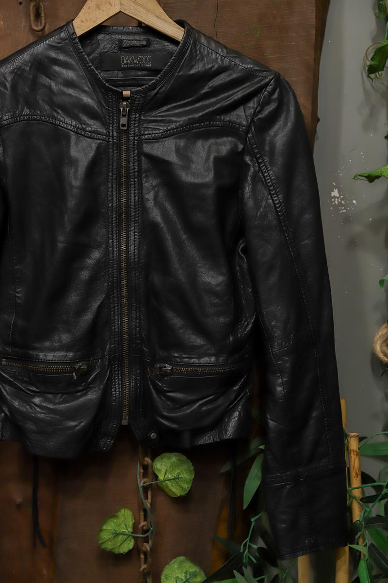 American Biker Deri Ceket