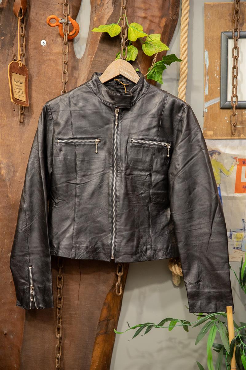 American Biker Deri Ceket