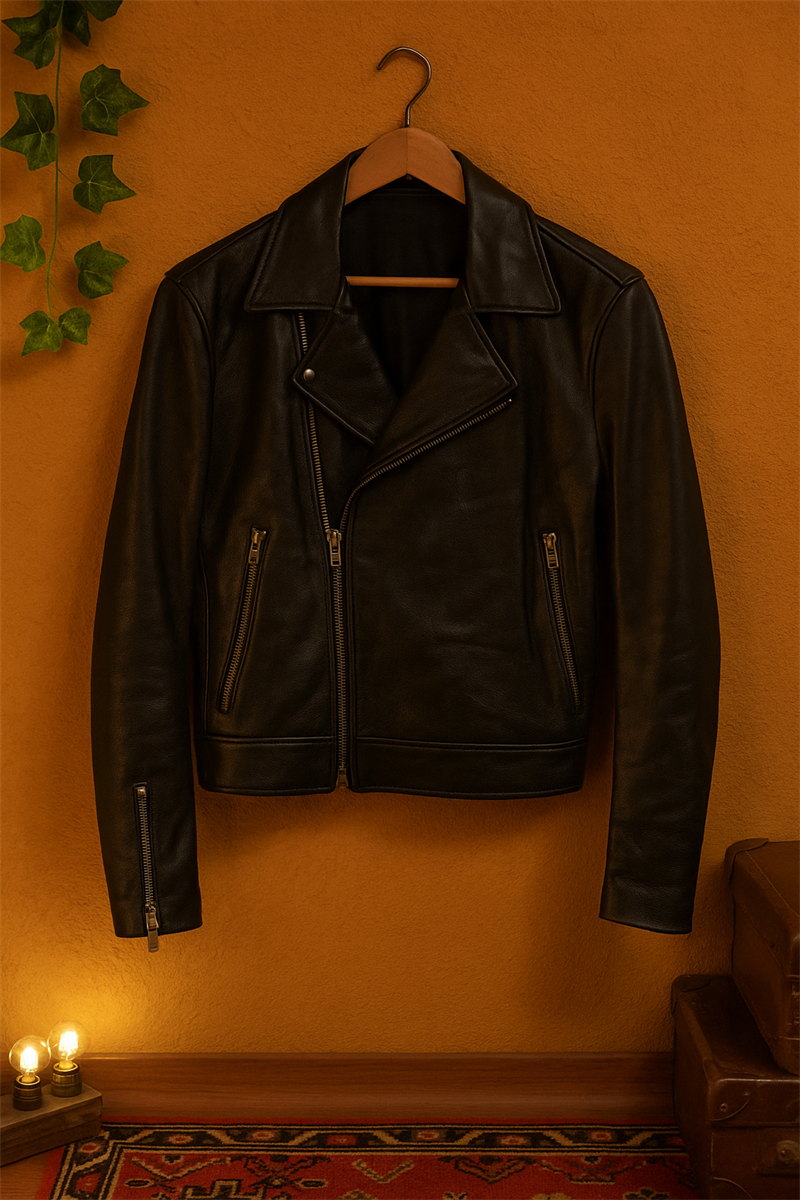 American Biker Deri Ceket