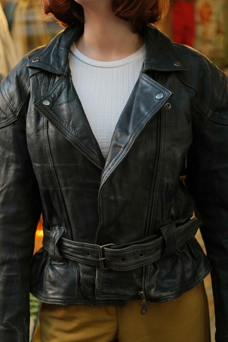 American Biker Model Unisex Deri Ceket