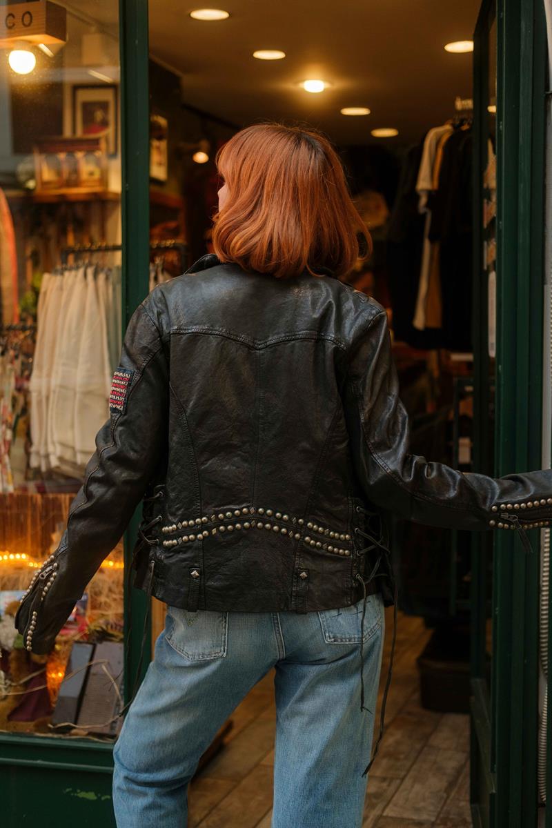 American Biker Vintage Special Deri Ceket